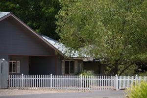 Mountain Home with Picket Fence